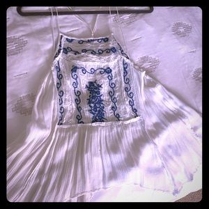 Free people embroidered top
